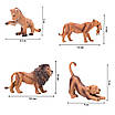 Неймовірно деталізований ігровий набір для дітей з реалістичними фігурками диких тварин Сім'я левів та ведмідь 5 елементів, фото 10