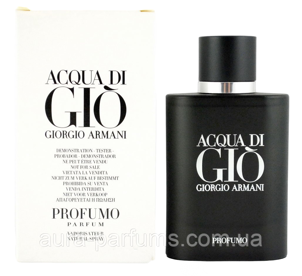 Чоловічі парфуми Giorgio Armani Acqua di Gio Profumo Tester (Джорджо Армані Аква ді Джіо Профумо) 100 ml/мл Тестер