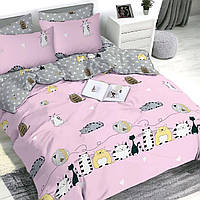 Простынь Lovely kitten pink SoundSleep бязь 150х220 см