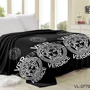 Покривало двоспального розміру Versace black