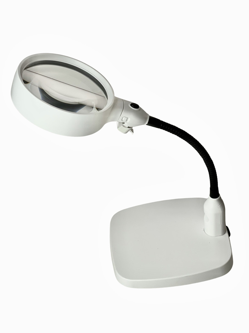 Лупа настольная с подсветкой Desktop Magnifier LED NO.7764, 10Х 120мм, DC-5V 2A - фото 1 - id-p2093840398