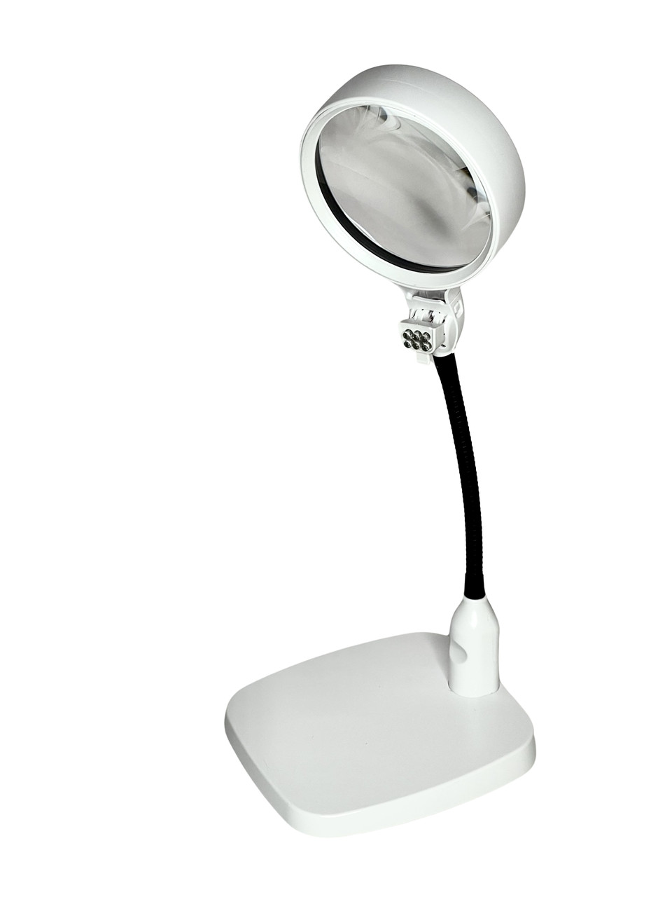 Лупа настольная с подсветкой Desktop Magnifier LED NO.7764, 10Х 120мм, DC-5V 2A - фото 3 - id-p2093840398