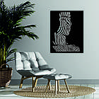 Декоративне настінне Панно «Силует жінки», Декор на стіну, фото 2