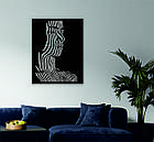 Декоративне настінне Панно «Силует жінки», Декор на стіну, фото 3