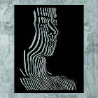 Декоративне настінне Панно «Силует жінки», Декор на стіну, фото 7