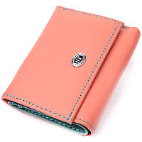 Небольшой кошелек из натуральной кожи ST Leather Оранжевый Adore Невеликий гаманець із натуральної шкіри ST