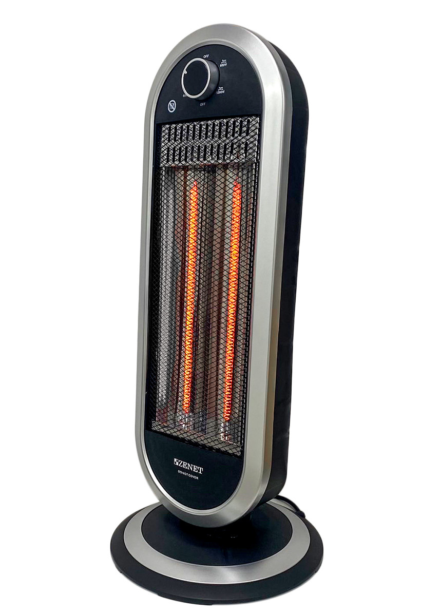 Електричний інфрачервоний карбоновий обігрівач Zenet ZET-515 1200Вт, фото 1