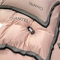 Гипоаллергенное полуторное постельное белье Chanitel розовое