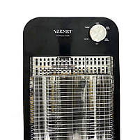 Електричний інфрачервоний карбоновий обігрівач Zenet ZET-517 1000Вт, фото 7