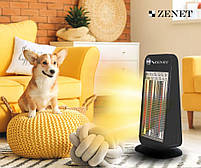 Електричний інфрачервоний карбоновий обігрівач Zenet ZET-517 1000Вт, фото 10