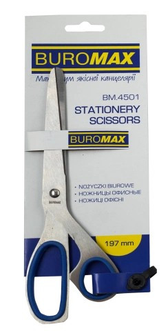 Канцелярські ножиці BUROMAX 197mm 4501 KNZ