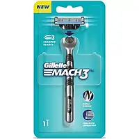 Станок для бритья мужской Gillette Mach3 с 1 сменным картриджем