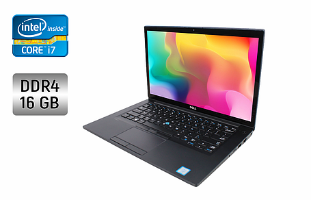 Ультрабук Dell Latitude 7480/ 14" (1920x1080)/ Core i7-6600U/ 16 GB RAM/ 512 GB SSD/ HD 520, фото 1