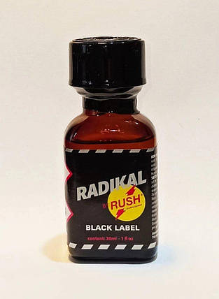 Попперс RADIKAL RUSH BLACK LABEL 30 ml, фото 1