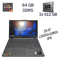 Игровой ноутбук Lenovo Legion 5-15ARH7H/ 15.6" 1920x1080/ Ryzen 7 6800H/ 64GB RAM/ 2x 512GB SSD/ RTX 3060 6GB