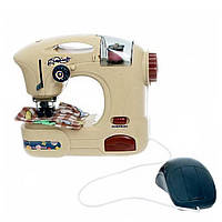 Швейная игрушечная машинка маленькая, свет звук, игрушка швейная машинка 27х8х19 см (XS6706)
