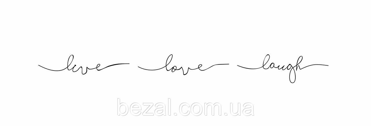 Металеве панно Love ІІІ(2000х200x1,2mm/78x7,8x0,05in), картина артметалл, фото 1