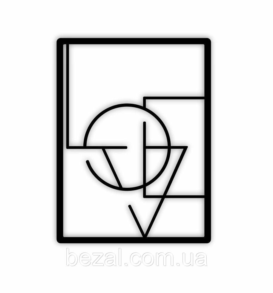 Металеве панно Love ІV (440х590x1,2mm/17x23x0,05in),  картина артметалл, фото 1