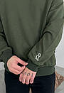 Повсякденний світшот кольору хакі Staff s khaki oversize, фото 4