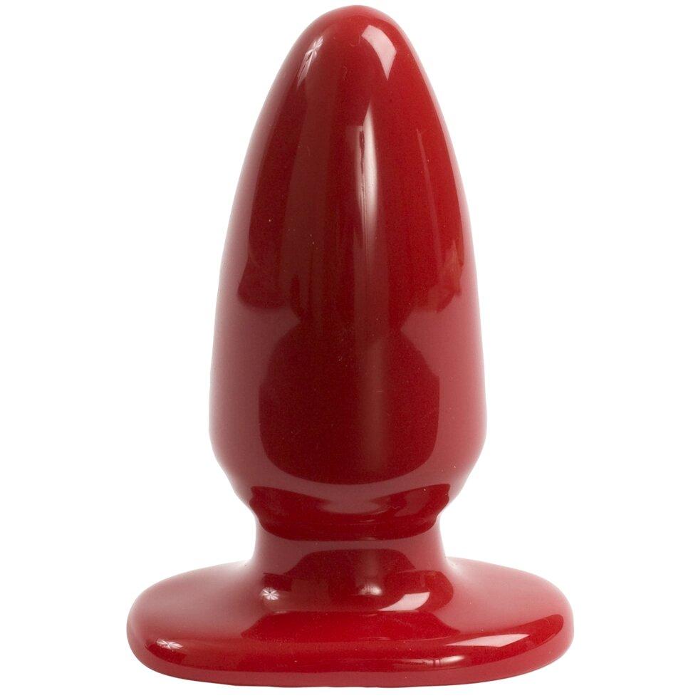 Анальна пробка-втулка Doc Johnson Red Boy - Large 5 Inch, макс. діаметр 5,5 см