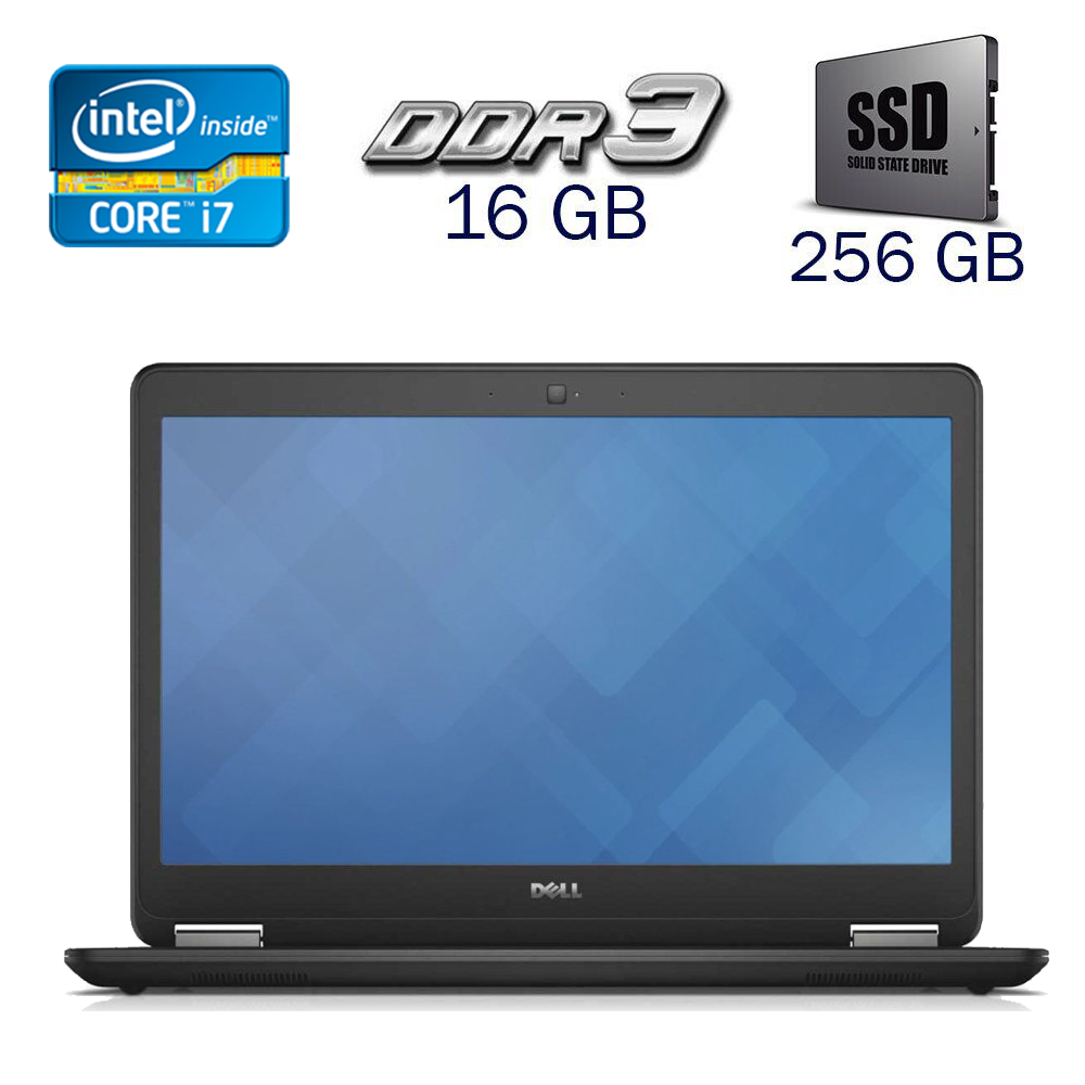 Ультрабук Dell Latitude E7450/ 14" (1920x1080) Сенсорный/ Core i7-5600U ...