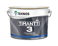 Краска водоемульсионная для стен и потолка TEKNOS TIMANTTI 3, 2.7 л