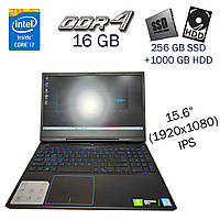 Игровой ноутбук Б-класс Dell G5 15 5590/ 15.6" 1920x1080/ i7-9750H/ 16GB RAM/ 256GB SSD+1000GB HDD/ GTX 1660