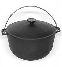 Казан туристичний Біол на 8 літрів чавунний з кришкою (0708)