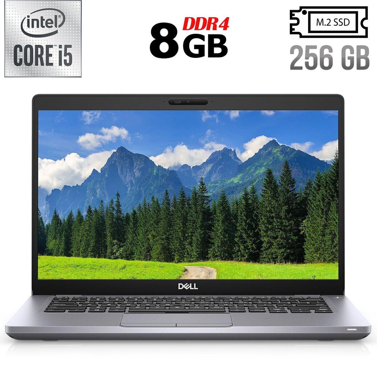 Ультрабук Б-клас Dell Latitude 5410/ 14" (1920x1080) Сенсорний/ Core i5-10310U/ 8 GB RAM/ 256 GB SSD/ UHD
