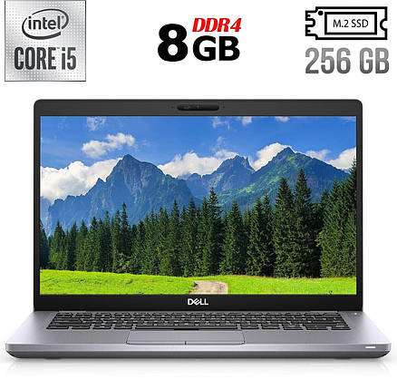 Ультрабук Б-клас Dell Latitude 5410/ 14" (1920x1080) Сенсорний/ Core i5-10310U/ 8 GB RAM/ 256 GB SSD/ UHD, фото 1