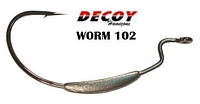 Офсетный крючок Decoy S-Switcher Worm 102 № 4/0, 4 шт. (15620535)