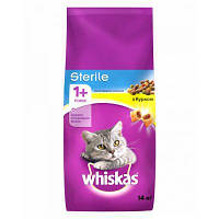 Сухой корм для кошек Whiskas для стерилизованных с курицей 14 кг (5900951259418) (код 1456694)