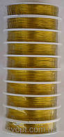 Проволока (золото) 10 бобин в упаковке по 23м