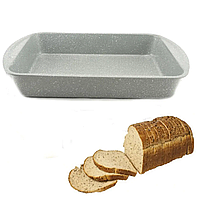 Деко для випікання хліба 28 х 38 х 7 см Гранітне покриття Протинь для запікання