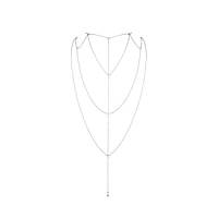 Цепочка для спины Bijoux Indiscrets Magnifique Back and Cleavage Chain - Silver, украшение для тела