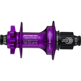 Втулка задня SPANK HEX J-Type Boost R148 XD 32H, Purple