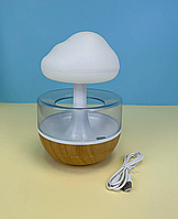 Ночник-увлажнитель воздуха гриб с эффектом дождя с подстветкой RGB 160×210мм