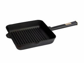 Сковорода-гриль квадратна 26 см Brizoll Optima-Black O262650G-P1, фото 1