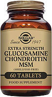 Глюкозамін, хондроїтин МСМ Solgar Triple Strength Glucosamine Chondroitin MSM, (60 таблеток)