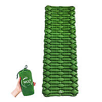 Тор! Великий надувний каремат похідний, туристичний WCG для кемпінгу (зелений)