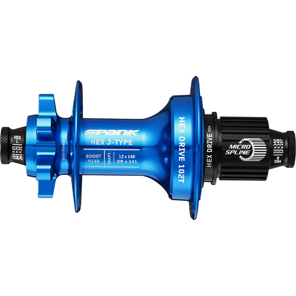 Втулка задня SPANK HEX J-TYPE Boost R148 HG 32H, Blue