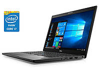 Ультрабук Б-класс Dell Latitude 7480 / 14" (1920x1080) IPS / Intel Core i7-7600U (2 (4) ядра по 2.8 - 3.9 GHz)