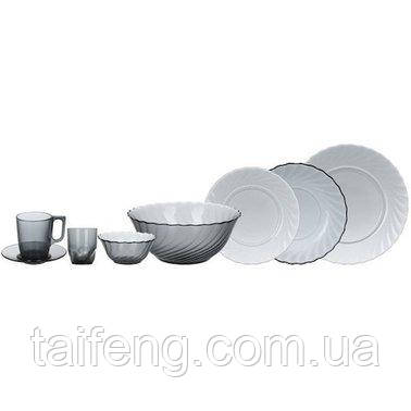 Сервіз столовий Luminarc Trianon GRAPHITE 43 предмети 5757 LUM, фото 1