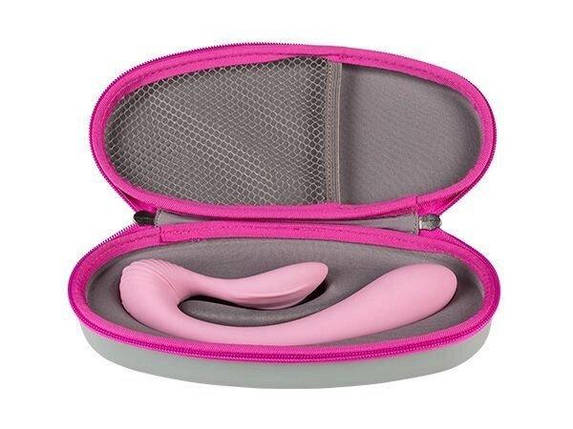 Вібратор Femintimate Dual Massager вагінально-кліторальний з чохлом для зберігання, 2 мотора, фото 3