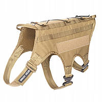 DINGO Gear K9 Uprząż Taktyczna Coyote Brown M