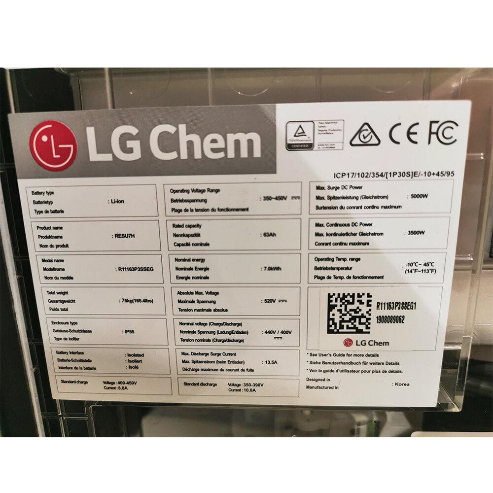 Літій-іонний акумулятор LG Chem RESU7H