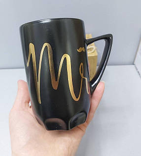 Чашка порцелянова 320 мл Milika Mr Black M0420-L674BR, фото 3