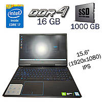 Игровой ноутбук Dell G5 15 5590 / 15.6" (1920x1080) IPS / Intel Core i7-9750H (6 (12) ядер по 2.6 - 4.5 GHz) /
