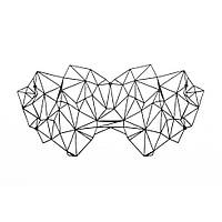 Маска на обличчя Bijoux Indiscrets - Kristine Mask, вінілова, клейове кріплення, без зав'язок