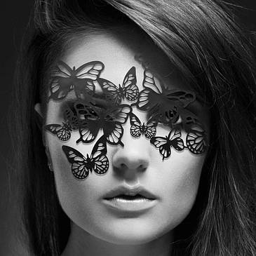 Маска на обличчя Bijoux Indiscrets - Sybille Mask, вінілова, клейове кріплення, без зав'язок, фото 3